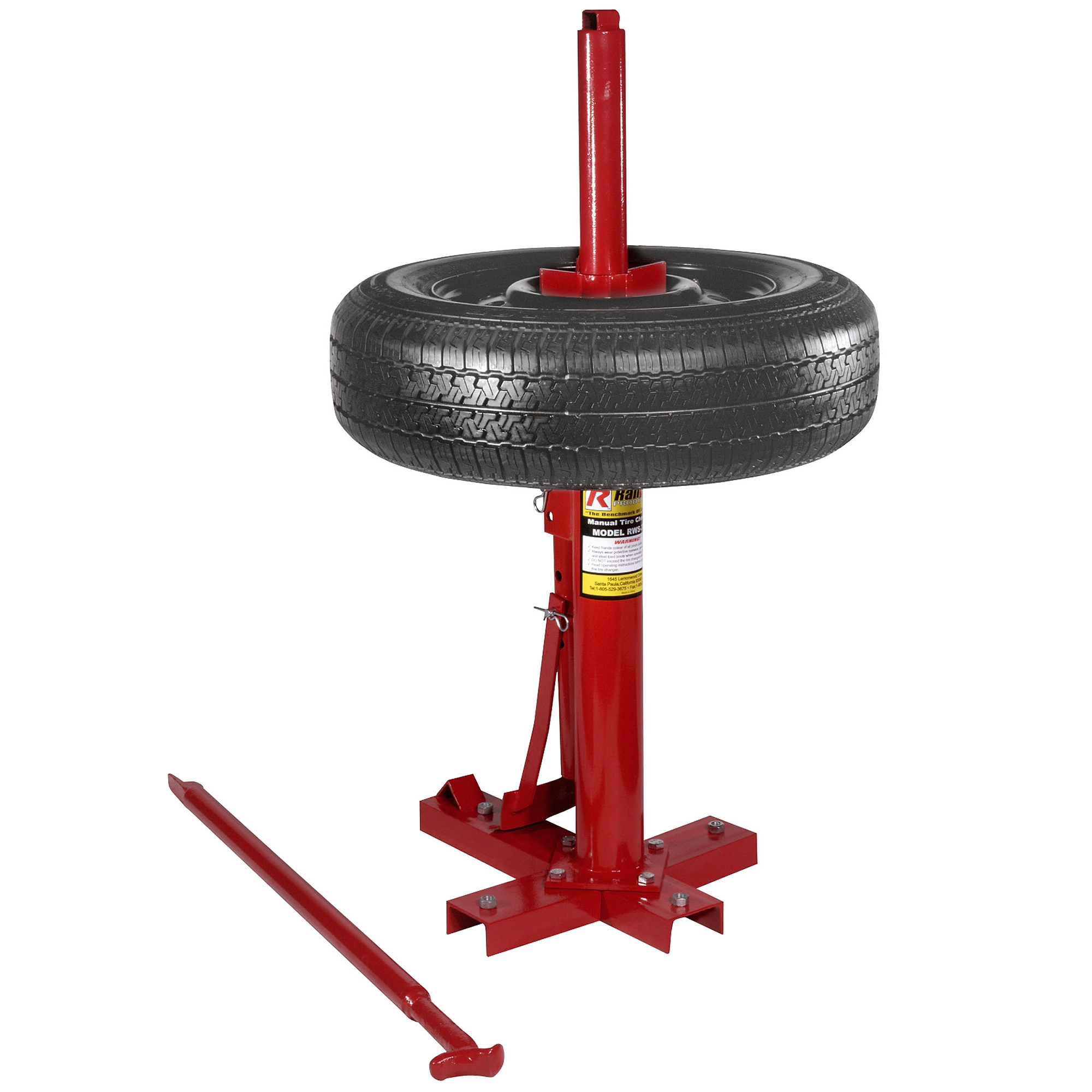 Ranger, Manual Tire Changer, Power Type Manual, Volts N/A, Model# RWS-3TC
